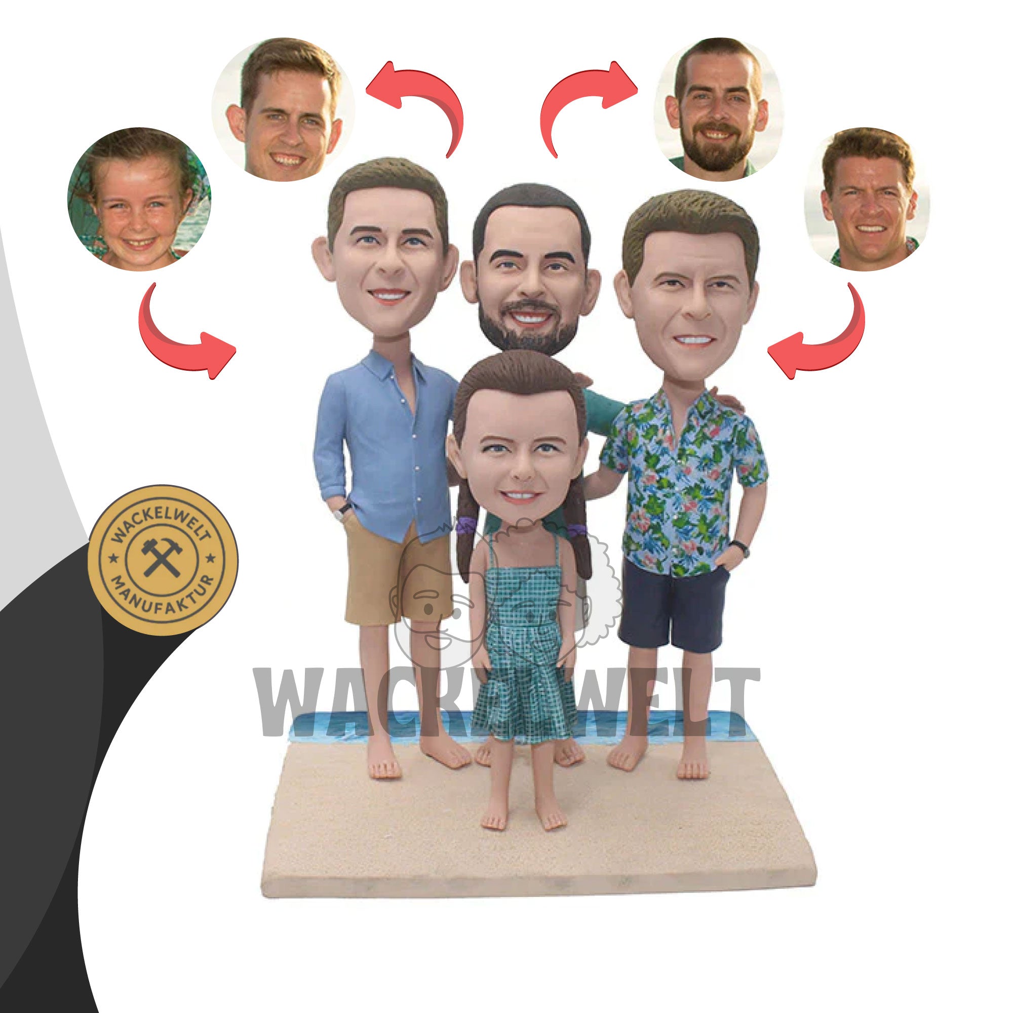 Personalisierter  Premium Wackelkopf